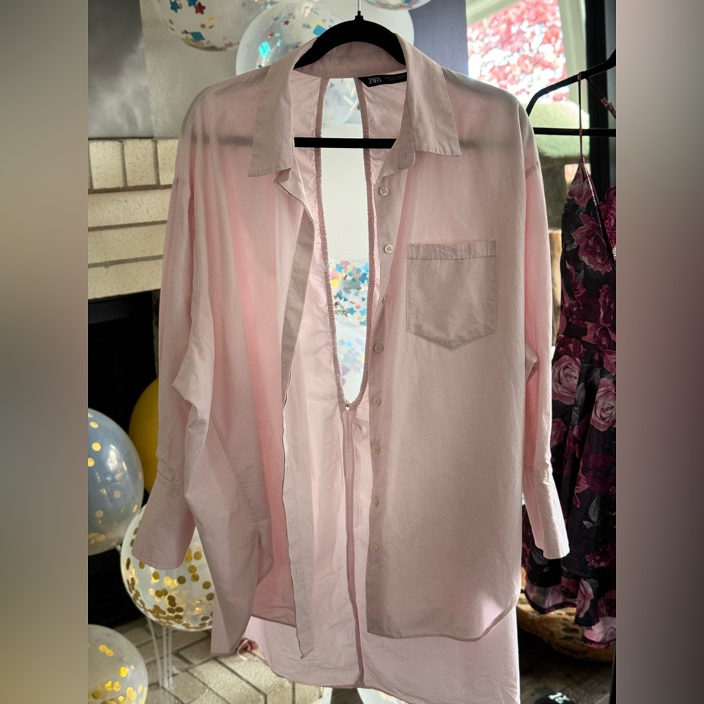 Zara over size shirt size M